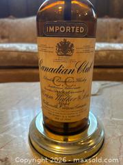 MaxSold Auction: Canadian Club Amber Bottle Table Lamp with 'BAR' Printed Globe - North Franklin Township (Pennsylvania, USA) PARTNER MANAGED Estate Sale Online Auction - Hazelwood Drive