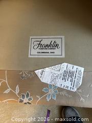 MaxSold Auction: Franklin Furniture Company Wingback Chair — Traditional Beige Floral - North Franklin Township (Pennsylvania, USA) PARTNER MANAGED Estate Sale Online Auction - Hazelwood Drive