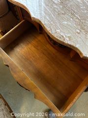 MaxSold Auction: French Provincial Two-Piece Marble Top Coffee & End Table Set - North Franklin Township (Pennsylvania, USA) PARTNER MANAGED Estate Sale Online Auction - Hazelwood Drive