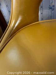 MaxSold Auction: Set of 3 Mustard Mid-Century Counter Stools, Vinyl & Metal - North Franklin Township (Pennsylvania, USA) PARTNER MANAGED Estate Sale Online Auction - Hazelwood Drive