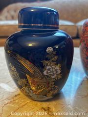 MaxSold Auction: Set of 3 Small Vintage Chinese Porcelain Ginger Jars - North Franklin Township (Pennsylvania, USA) PARTNER MANAGED Estate Sale Online Auction - Hazelwood Drive