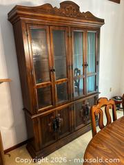 MaxSold Auction: Traditional Victorian Cherry China Cabinet with Glass Doors - North Franklin Township (Pennsylvania, USA) PARTNER MANAGED Estate Sale Online Auction - Hazelwood Drive