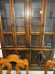 MaxSold Auction: Traditional Victorian Cherry China Cabinet with Glass Doors - North Franklin Township (Pennsylvania, USA) PARTNER MANAGED Estate Sale Online Auction - Hazelwood Drive