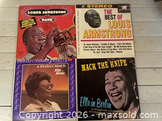 MaxSold Auction: Louis Armstrong, Ella Fitzgerald LP’s - Clarington (Ontario, Canada) SELLER MANAGED Downsizing Online Auction - Old Scugog Road