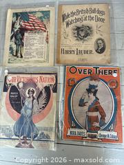 MaxSold Auction: Various War Sheet Music - Clarington (Ontario, Canada) SELLER MANAGED Downsizing Online Auction - Old Scugog Road