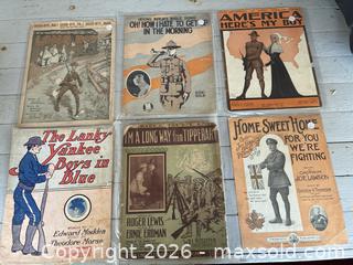 MaxSold Auction: Various WW1 Sheet Music - Clarington (Ontario, Canada) SELLER MANAGED Downsizing Online Auction - Old Scugog Road