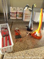 MaxSold Auction: Assorted Automotive Tools with Hydraulic Pump & Funnels - Longmont (Colorado, USA) PARTNER MANAGED Estate Sale Online Auction -  Twilight Court