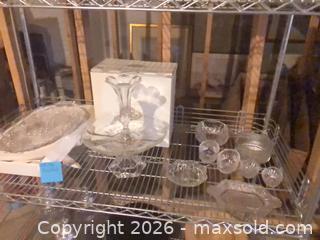 MaxSold Auction: Assorted Clear Cut Crystal & Glass Pieces (6–10) - Longmont (Colorado, USA) PARTNER MANAGED Estate Sale Online Auction -  Twilight Court
