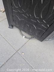 MaxSold Auction: Black Metal Propane Fire pit, cover, see pictures - Longmont (Colorado, USA) PARTNER MANAGED Estate Sale Online Auction -  Twilight Court