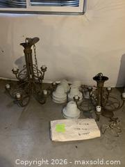 MaxSold Auction: Dining room chandelier-two piece set  - Longmont (Colorado, USA) PARTNER MANAGED Estate Sale Online Auction -  Twilight Court