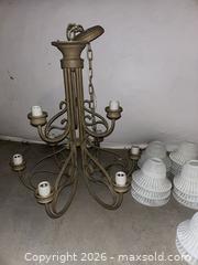 MaxSold Auction: Dining room chandelier-two piece set  - Longmont (Colorado, USA) PARTNER MANAGED Estate Sale Online Auction -  Twilight Court