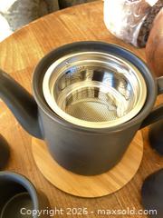 MaxSold Auction: Matte Black Modern Ceramic Tea Set, 6-Piece - Longmont (Colorado, USA) PARTNER MANAGED Estate Sale Online Auction -  Twilight Court