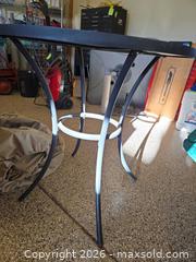 MaxSold Auction: Round outdoor dining table with mosaic tile top and steel frame and cover - Longmont (Colorado, USA) PARTNER MANAGED Estate Sale Online Auction -  Twilight Court