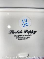 MaxSold Auction: Set of 8 Ceramic Mugs and 4 Plates, Red/Orange Poppy - Longmont (Colorado, USA) PARTNER MANAGED Estate Sale Online Auction -  Twilight Court