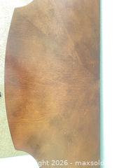 MaxSold Auction: Traditional Brown Wood-Veneer Accent Table with Single Drawer - Longmont (Colorado, USA) PARTNER MANAGED Estate Sale Online Auction -  Twilight Court