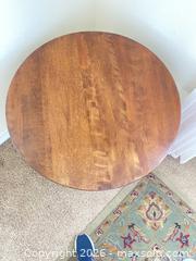 MaxSold Auction: Vintage-Inspired Queen Anne Solid Wood Round Side Table - Longmont (Colorado, USA) PARTNER MANAGED Estate Sale Online Auction -  Twilight Court