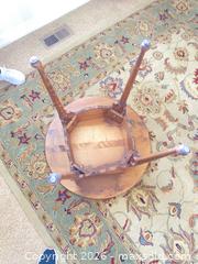 MaxSold Auction: Vintage-Inspired Queen Anne Solid Wood Round Side Table - Longmont (Colorado, USA) PARTNER MANAGED Estate Sale Online Auction -  Twilight Court