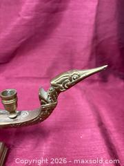 MaxSold Auction: Antique Supennahong Sami Dragon Gondola Boat Brass Candle Holder - Renfrew (Ontario, Canada) SELLER MANAGED Downsizing Online Auction - Plaunt Street