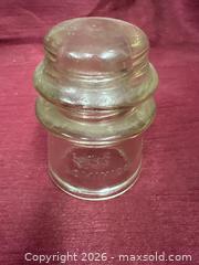 MaxSold Auction: Dominion Glass Insulator, Medium (around 3–4 in) - Renfrew (Ontario, Canada) SELLER MANAGED Downsizing Online Auction - Plaunt Street