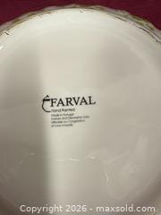 MaxSold Auction: Farval Hand-Painted Bowl from Portugal - Renfrew (Ontario, Canada) SELLER MANAGED Downsizing Online Auction - Plaunt Street