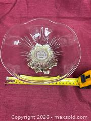 MaxSold Auction: Itialian blown glass bowl on 925 Stirling silver base - Renfrew (Ontario, Canada) SELLER MANAGED Downsizing Online Auction - Plaunt Street