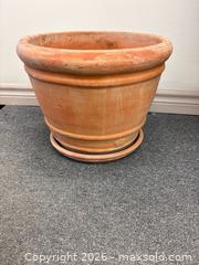MaxSold Auction: Large Terracotta Planter with Drainage Hole (16–24") - Renfrew (Ontario, Canada) SELLER MANAGED Downsizing Online Auction - Plaunt Street