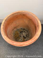MaxSold Auction: Large Terracotta Planter with Drainage Hole (16–24") - Renfrew (Ontario, Canada) SELLER MANAGED Downsizing Online Auction - Plaunt Street