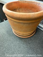 MaxSold Auction: Large Terracotta Planter with Drainage Hole (16–24") - Renfrew (Ontario, Canada) SELLER MANAGED Downsizing Online Auction - Plaunt Street