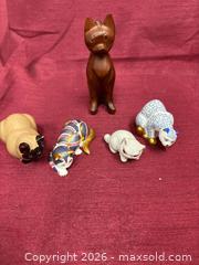 MaxSold Auction: Lot of 5 Small Ceramic/Porcelain Cat Figurines - Renfrew (Ontario, Canada) SELLER MANAGED Downsizing Online Auction - Plaunt Street