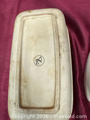 MaxSold Auction: Pampered Chef Stoneware Bread Pans, Beige (Set of 2) - Renfrew (Ontario, Canada) SELLER MANAGED Downsizing Online Auction - Plaunt Street