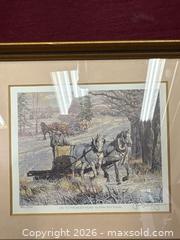 MaxSold Auction: Peter Etril Snyder Signed & Numbered Print 9" x 7.5" - Renfrew (Ontario, Canada) SELLER MANAGED Downsizing Online Auction - Plaunt Street