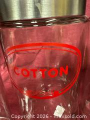 MaxSold Auction: Set of 4 Merco Glass Apothecary Jars with Red Decal - Renfrew (Ontario, Canada) SELLER MANAGED Downsizing Online Auction - Plaunt Street