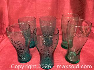 MaxSold Auction: Set of 6 Coca-Cola Embossed Logo Coke Glasses - Renfrew (Ontario, Canada) SELLER MANAGED Downsizing Online Auction - Plaunt Street