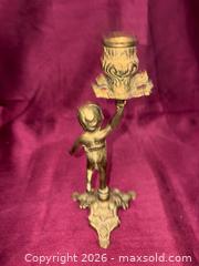 MaxSold Auction: Victorian Rococo Brass Candlestick Holder, 6–8 in - Renfrew (Ontario, Canada) SELLER MANAGED Downsizing Online Auction - Plaunt Street