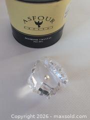 MaxSold Auction: Asfour Clear Leaded Crystal Figurine - Ottawa (Ontario, Canada) SELLER MANAGED Downsizing Online Auction - Florence Street (CONDO)