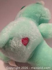 MaxSold Auction: Care Bears Wish Bear Vintage 1980s Aqua/Light Green Plush 8-12 in - Ottawa (Ontario, Canada) SELLER MANAGED Downsizing Online Auction - Florence Street (CONDO)