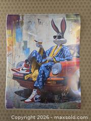 MaxSold Auction: After Hours Bunny – Original Artwork by TedyZet - Brantford (Ontario, Canada) SELLER MANAGED Downsizing Online Auction - Harriett Street