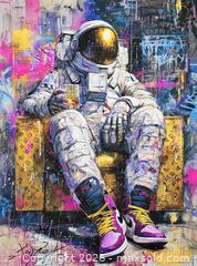 MaxSold Auction: Cosmic After Hours – 18” x 24” Image – Digitally Hand-Painted Canvas – TedyZet - Brantford (Ontario, Canada) SELLER MANAGED Downsizing Online Auction - Harriett Street