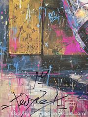 MaxSold Auction: Cosmic After Hours – 18” x 24” Image – Digitally Hand-Painted Canvas – TedyZet - Brantford (Ontario, Canada) SELLER MANAGED Downsizing Online Auction - Harriett Street