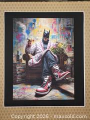MaxSold Auction: Crowned Vigil – Batman – Original Digitally Hand-Painted Canvas – TedyZet - Brantford (Ontario, Canada) SELLER MANAGED Downsizing Online Auction - Harriett Street