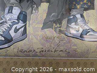 MaxSold Auction: Dark Hours Authority – 18 x 24 in – TedyZet – Signed Artwork - Brantford (Ontario, Canada) SELLER MANAGED Downsizing Online Auction - Harriett Street