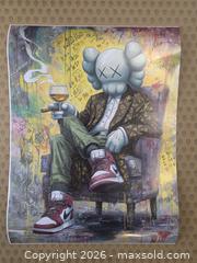 MaxSold Auction: Kaws in Control – Original Artwork by TedyZet - Brantford (Ontario, Canada) SELLER MANAGED Downsizing Online Auction - Harriett Street
