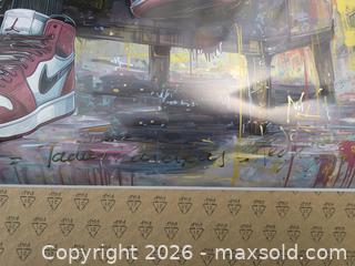 MaxSold Auction: Kaws in Control – Original Artwork by TedyZet - Brantford (Ontario, Canada) SELLER MANAGED Downsizing Online Auction - Harriett Street