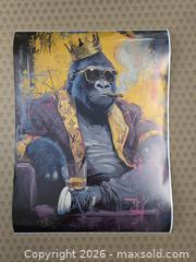 MaxSold Auction: King Without Noise – 18" x 24" – TedyZet – Signed Artwork - Brantford (Ontario, Canada) SELLER MANAGED Downsizing Online Auction - Harriett Street