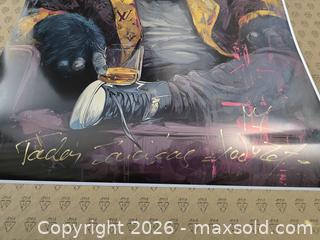 MaxSold Auction: King Without Noise – 18" x 24" – TedyZet – Signed Artwork - Brantford (Ontario, Canada) SELLER MANAGED Downsizing Online Auction - Harriett Street