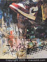 MaxSold Auction: Power Never Sleeps – 18" x 24" – TedyZet – Original Digitally Hand-Painted Artwork on Canvas - Brantford (Ontario, Canada) SELLER MANAGED Downsizing Online Auction - Harriett Street