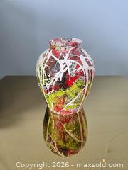 MaxSold Auction: TedyZet Hand-Painted Abstract Vase – Signed Original Art Object - Brantford (Ontario, Canada) SELLER MANAGED Downsizing Online Auction - Harriett Street