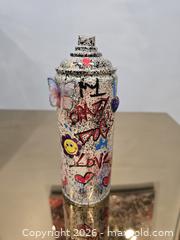 MaxSold Auction: TedyZet Hand-Painted Spray Can Sculpture – Signed & Dated 2025 - Brantford (Ontario, Canada) SELLER MANAGED Downsizing Online Auction - Harriett Street