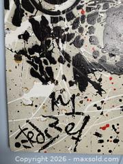 MaxSold Auction: TedyZet original painting on wood panel Drip Theory #2 - Brantford (Ontario, Canada) SELLER MANAGED Downsizing Online Auction - Harriett Street