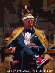 MaxSold Auction: The King After Hours – Original Artwork by TedyZet - Brantford (Ontario, Canada) SELLER MANAGED Downsizing Online Auction - Harriett Street